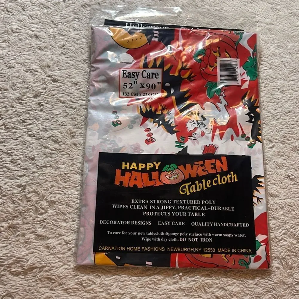 NEW vintage Halloween tablecloth